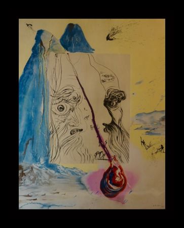 Incisione Dali - Moses & Monotheism The Tear of Blood