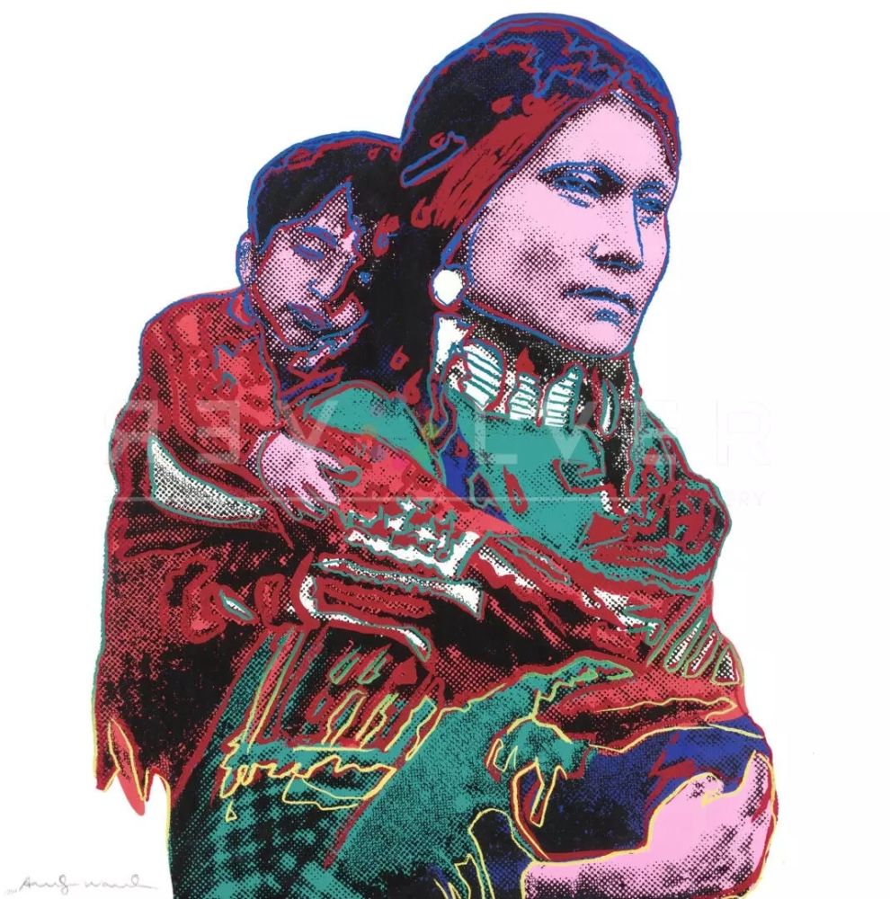 Serigrafia Warhol - Mother and Child (FS II.383)