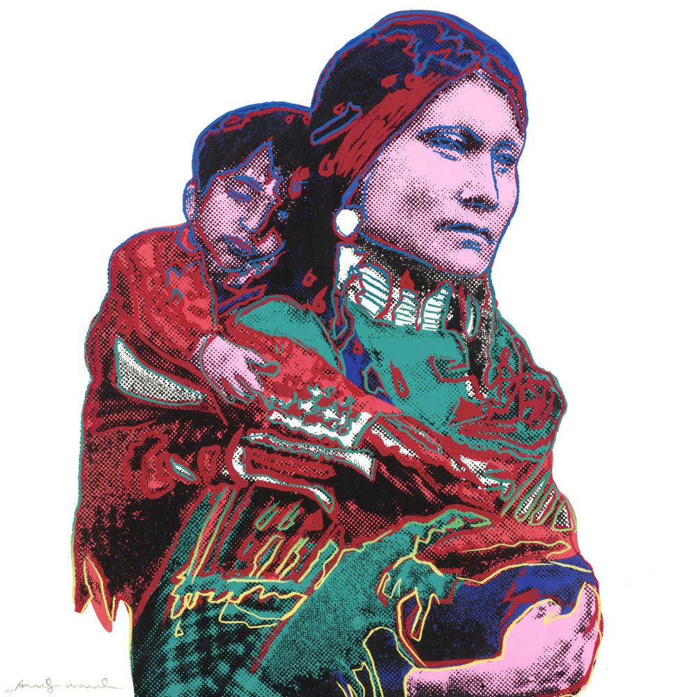 Serigrafia Warhol - Mother and Child (FS II.383)
