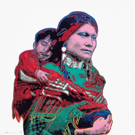 Serigrafia Warhol - Mother and Child (FS II.383)