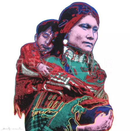 Serigrafia Warhol - Mother and Child (FS II.383)