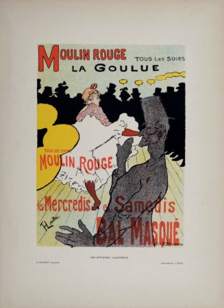 Litografia Toulouse-Lautrec - Moulin Rouge La Goulue, 1896
