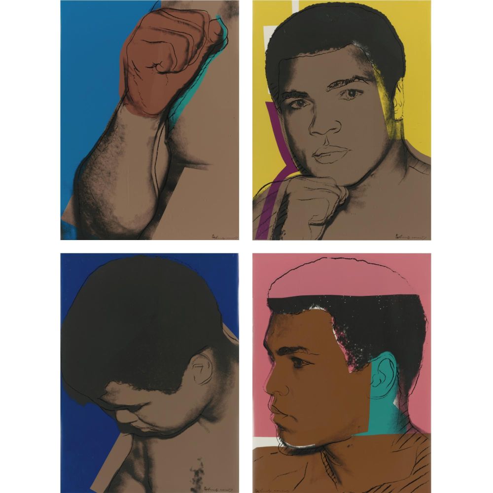 Serigrafia Warhol - Muhammad Ali Complete Portfolio 