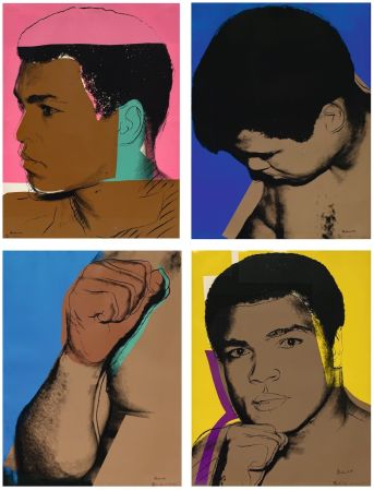 Serigrafia Warhol - Muhammad Ali Complete Portfolio (Signed By Ali And Warhol)