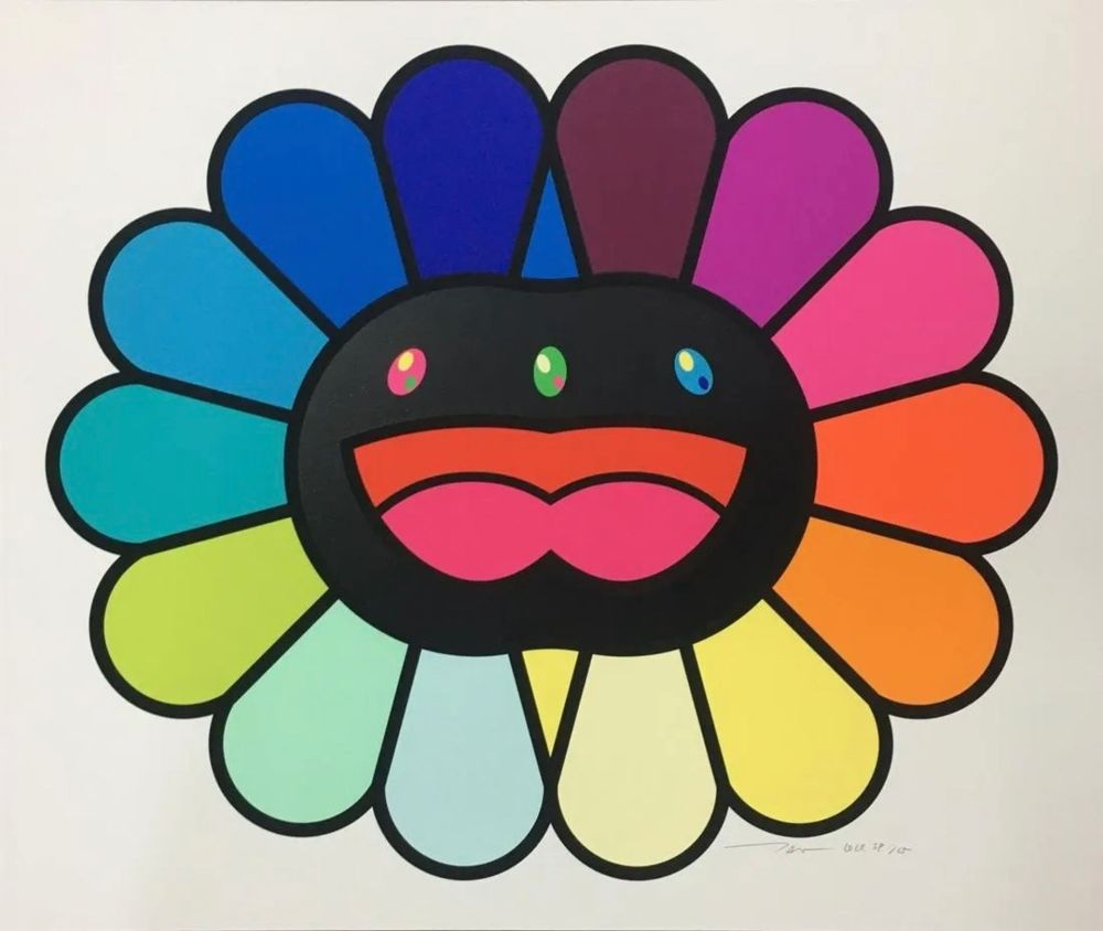 Multiplo Murakami - Multicolor Double Face (Black)