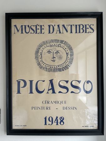 Litografia Picasso - Musee d'Antibes Ceramique, Peinture, Dessin 1948