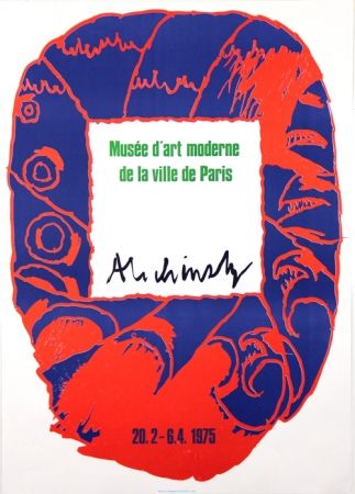 Litografia Alechinsky - Musee d'Art Moderne de Paris