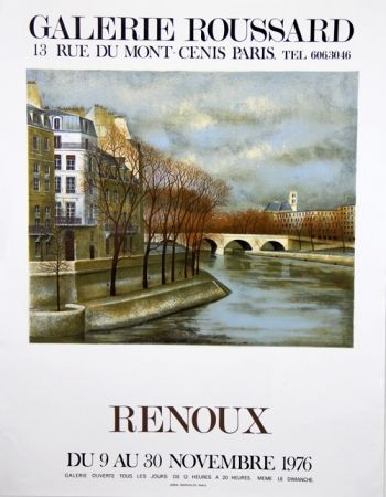 Litografia Renoux - Musee du Luxembourg 