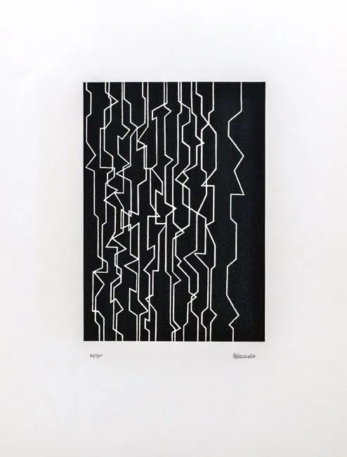 Litografia Palazuelo - Musica I