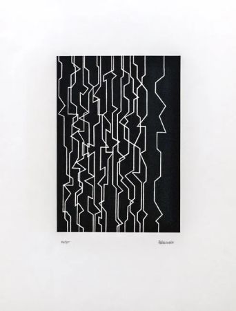 Litografia Palazuelo - Musica I