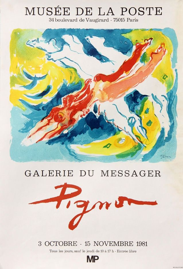 Manifesti Pignon - Musée de la Poste - Galerie du Messager