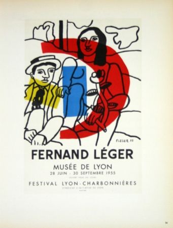 Litografia Leger - Musée de Lyon  1955