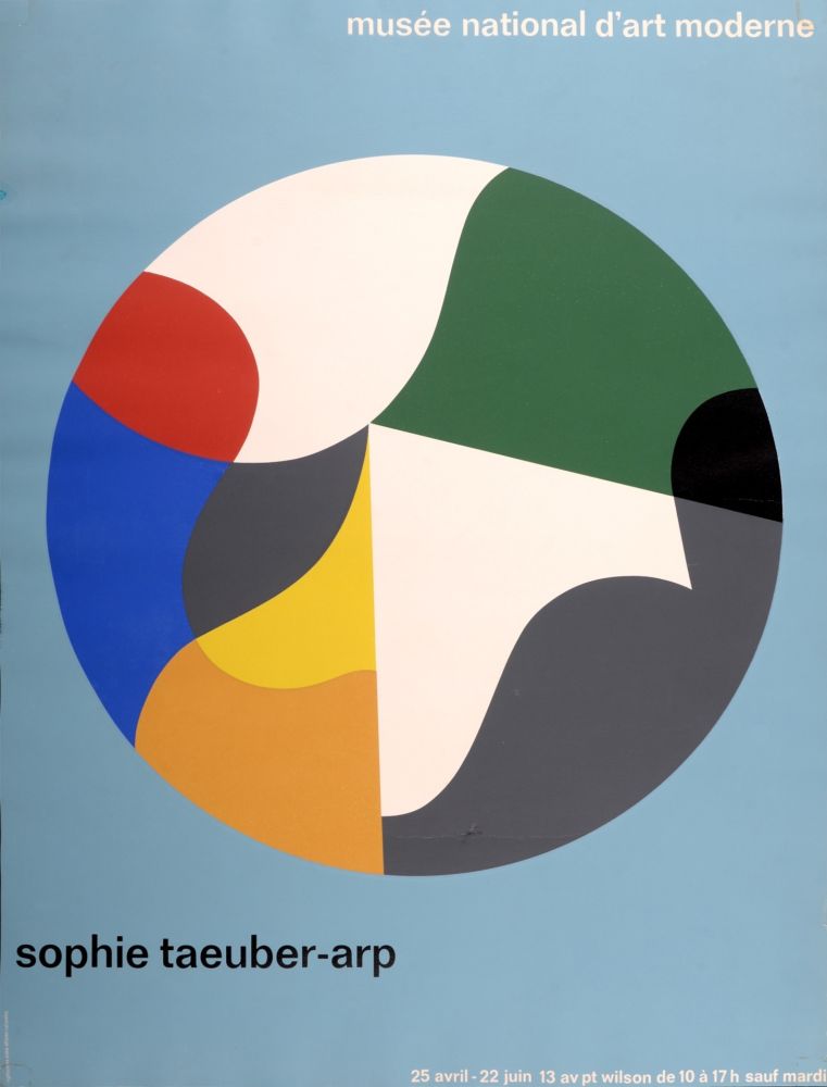 Serigrafia Taeuber-Arp - Musée National d'Art Moderne, 1964