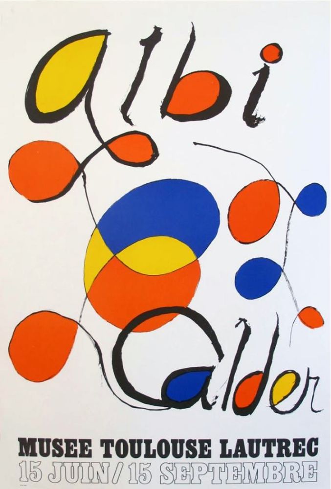 Litografia Calder - '' Musée Toulouse Lautrec ''   