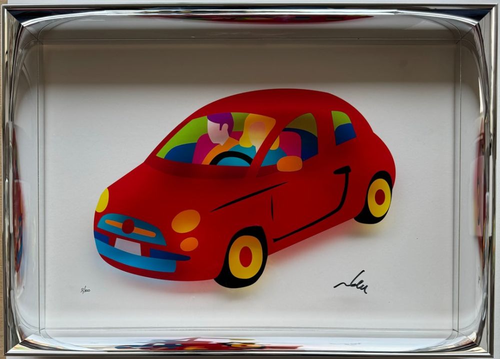 Serigrafia Lodola - My city car (Plexiglass)