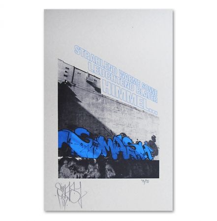 Serigrafia Falkner - My Space blue