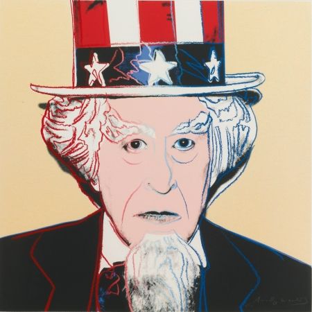 Serigrafia Warhol - MYTHS: UNCLE SAM FS II.259