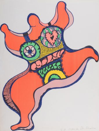 Litografia De Saint Phalle - Nana, 1971. Lithographie signé. 