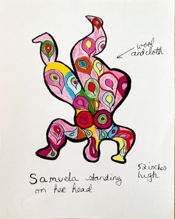 Litografia De Saint Phalle - Nanas - Samuela