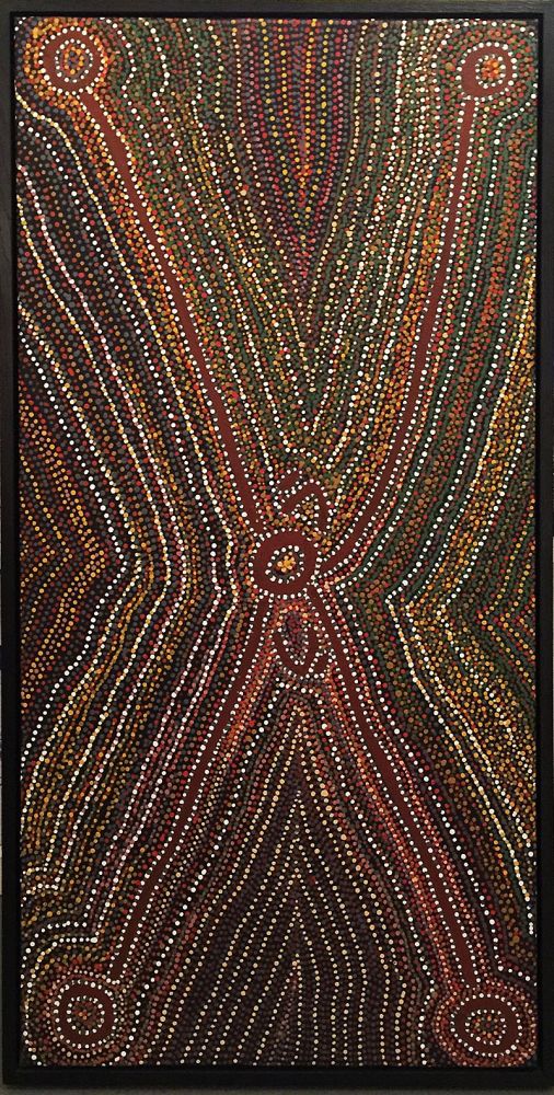 Non Tecnico Anonyme - NAPANGARDI WATSON Polly (XX-XXI), artiste aborigène.  Composition