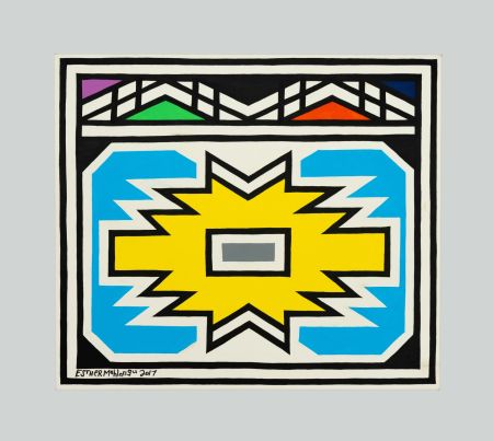 Non Tecnico Mahlangu - Ndebele pattern