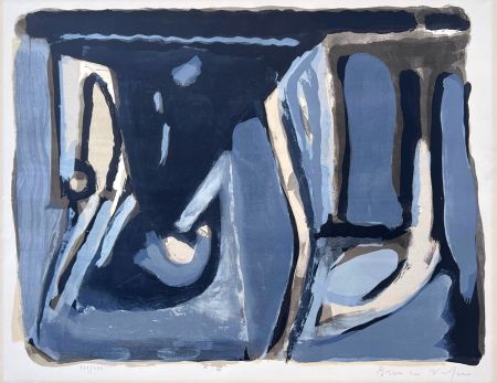 Litografia Van Velde - Nocturne