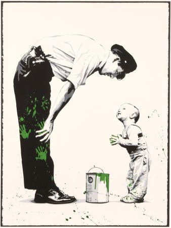 Serigrafia Mr Brainwash - Not Guilty (Green)
