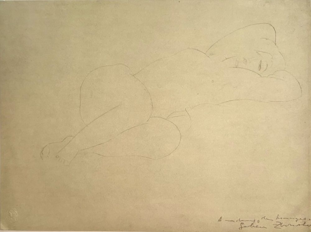 Litografia Modigliani - Nu