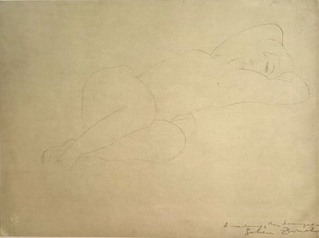 Litografia Modigliani - Nu