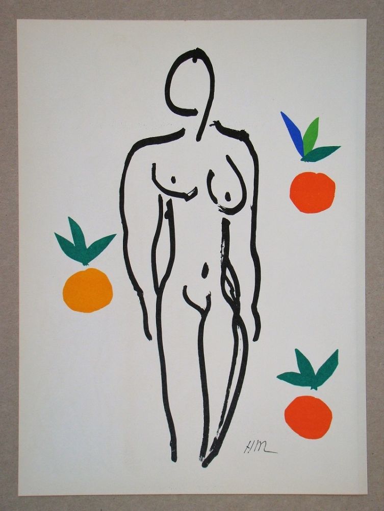 Litografia Matisse (After) - Nu Aux Oranges - 1953