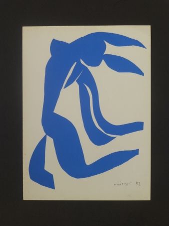 Litografia Matisse - Nu bleu, 1952