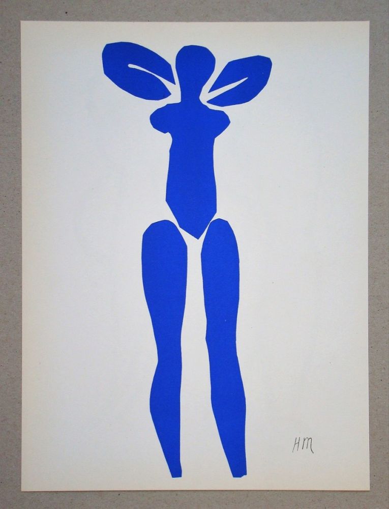 Litografia Matisse (After) - Nu bleu debout - 1952