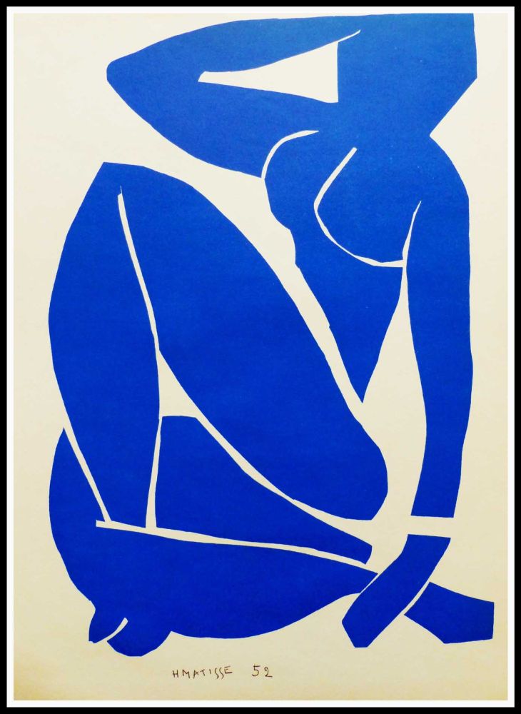 Litografia Matisse (After) - NU BLEU I