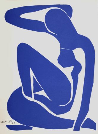 Litografia Matisse (After) - Nu Bleu I, 1958