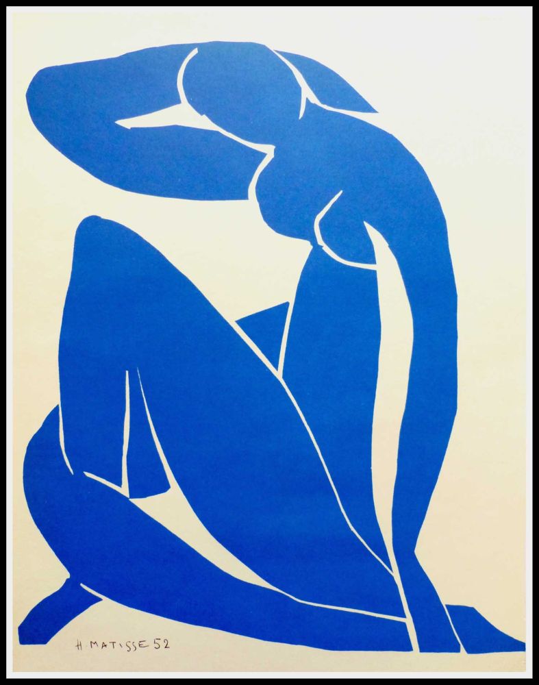 Litografia Matisse (After) - NU BLEU II