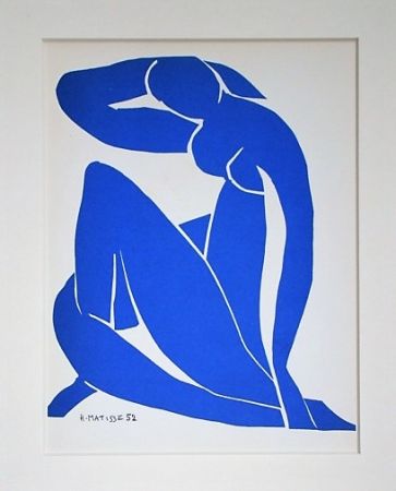 Litografia Matisse (After) - Nu bleu II