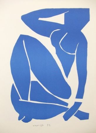 Litografia Matisse - Nu bleu (III)