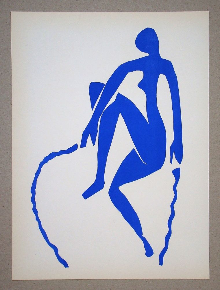 Litografia Matisse (After) - Nu bleu, sauteuse de corde - 1952