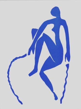Litografia Matisse - Nu Bleu Sauteuse de corde, 1958