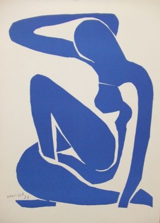 Litografia Matisse - Nu bleu(I)