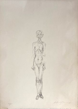 Litografia Giacometti - Nu Debout II, 1961