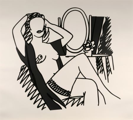 Serigrafia Wesselmann - Nude and Mirror