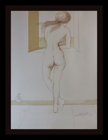 Litografia Dali - Nudes Nude At The Window