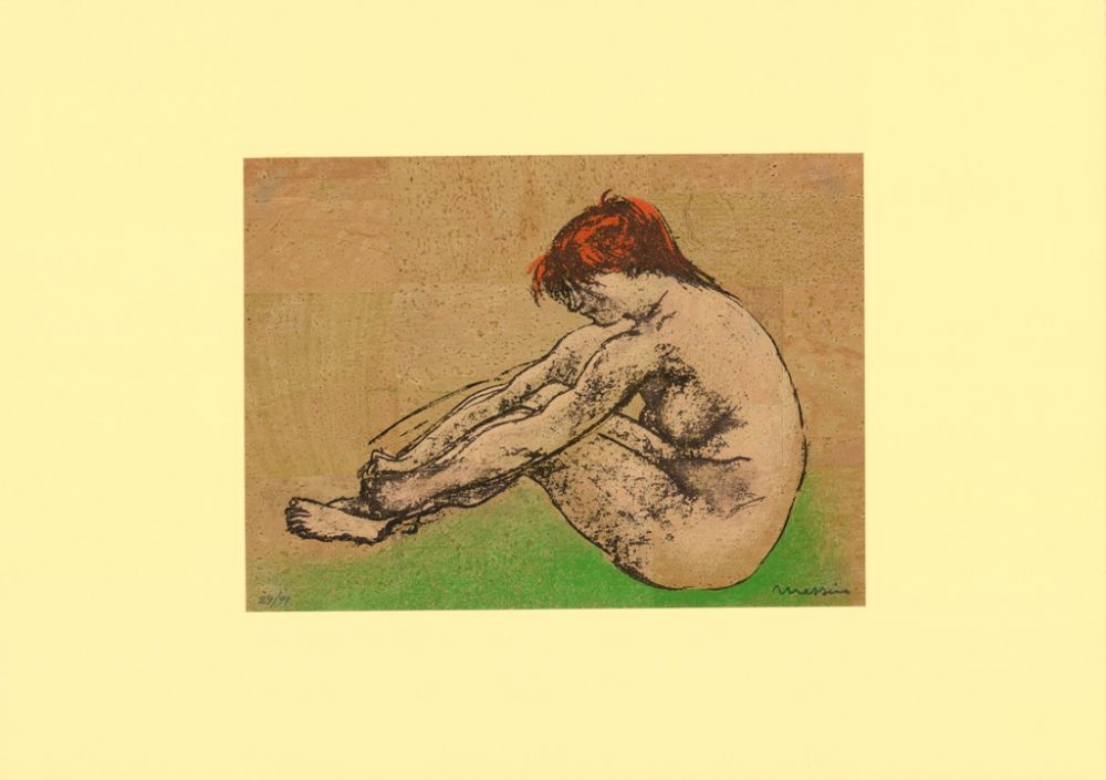 Litografia Messina - Nudo / Nude
