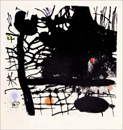 Litografia Miró - Nuit tentaculaire
