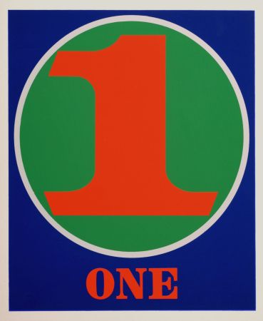 Serigrafia Indiana - Number 1, 1968