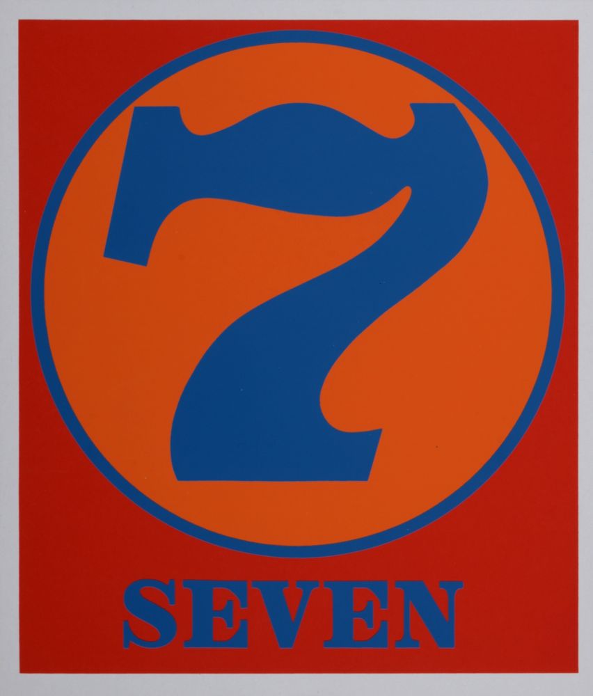 Serigrafia Indiana - Number 7, 1968