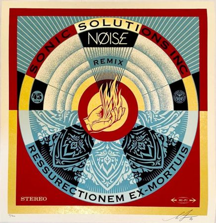 Serigrafia Fairey - NØISE/SSI Resurrectionem Ex-Mortuis Remix