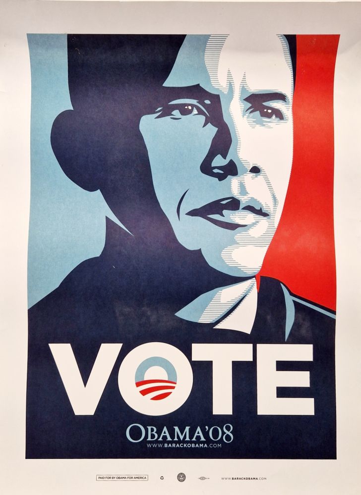 Manifesti Fairey - Obama Vote Poster