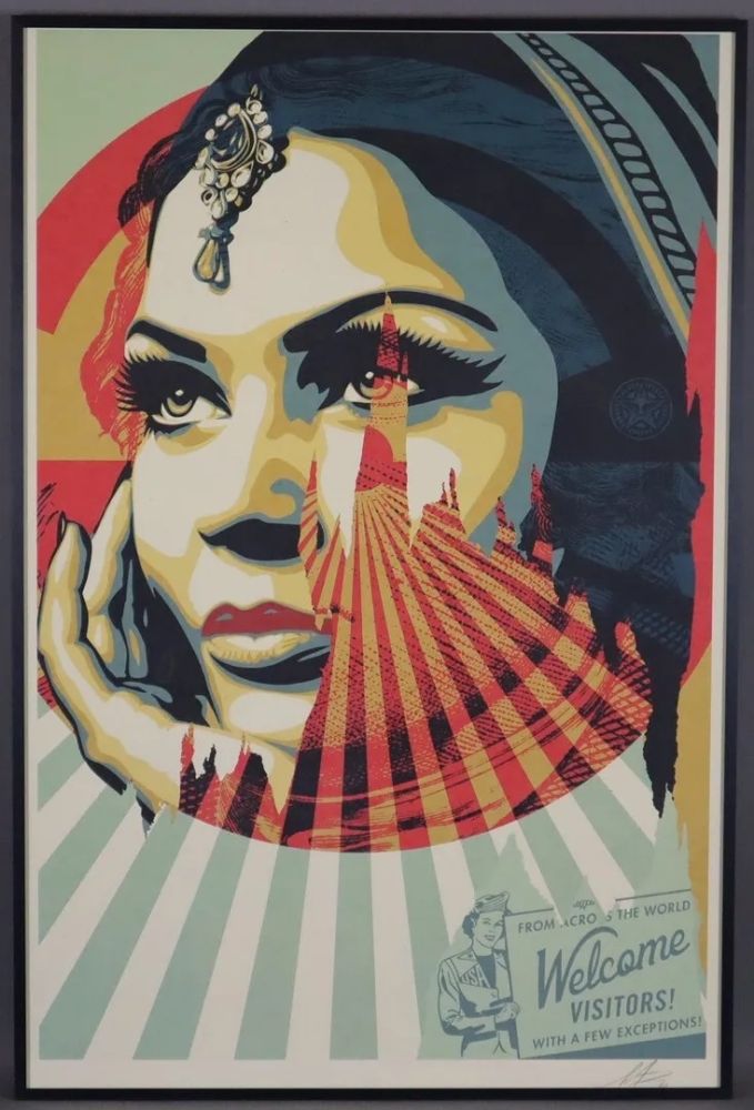 Litografia Fairey - Obey 